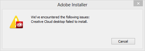 Creative Cloud Desktop Failed to Install on Windows | IT Nota