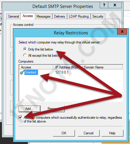 How to Fix SMTP 550 5.7.1 Unable to Relay Error on Windows Server 2012 ...