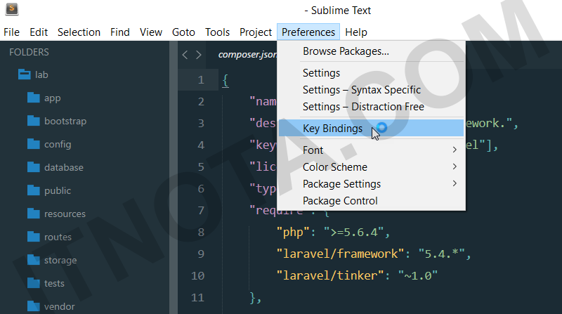 How to Reassign Column Selection Shortcut Keys in Sublime Text | IT Nota